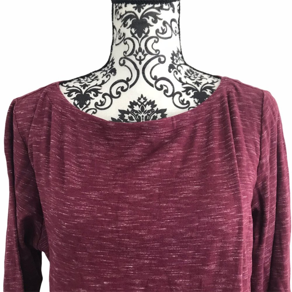 Karen Scott Boat Neck Tunic Top 0X - Picture 4 of 8